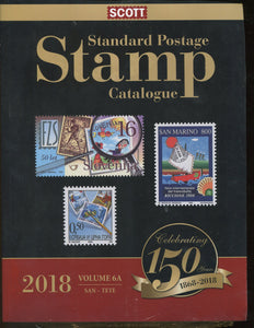 2018 Scott Standard Postage Stamp Catalogue Volume 6 (San-Z) (Scott Standard Postage Stamp Catalogue Vol 6 San-Z)