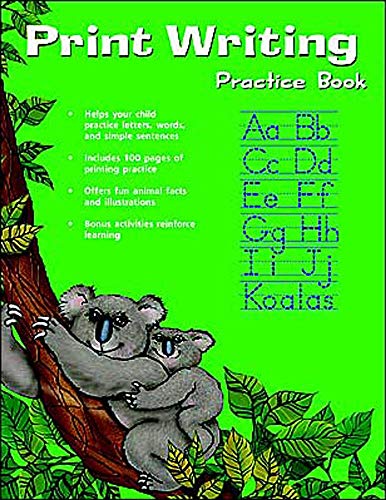 Print Writing Practice Book (Flash Kids Harcourt Family Learning)