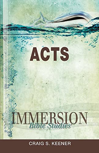 Immersion Bible Studies: Acts