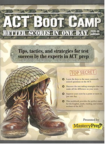 ACT Boot Camp better scores in one day (2015-2016 edition)