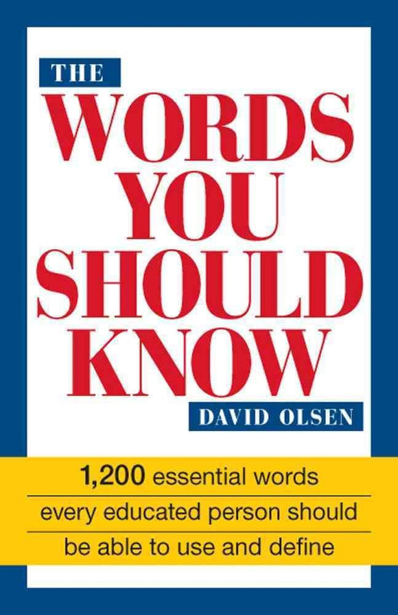 The Words You Should Know
