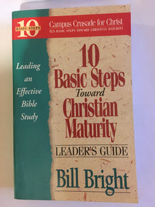 Handbook for Christian Maturity: Bible Study (Ten Basic Steps Toward Christian Maturity)