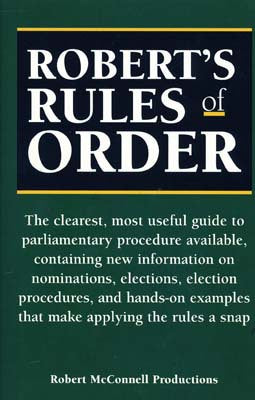 Robert's Rules of Order