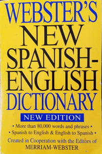 Webster's New Spanish-English Dictionary, New Edition