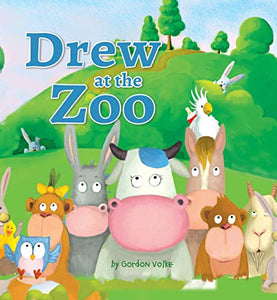 Drew At The Zoo - A Rhyming Animal Story For Children - Padded Board Picture Book - Little Hippo Books