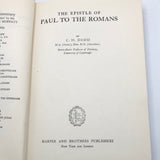The Epistle of Paul To The Romans