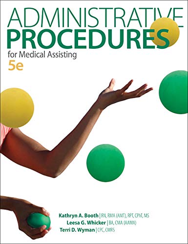 Administrative Procedures for Medical Assisting - RHM Bookstore