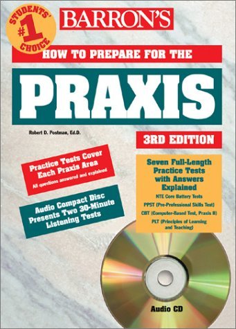 Barron's How to Prepare for the Praxis: Ppst Plt Elementary School Subject Assessments Listening Skills Test Overview of Praxis II Subject Assessments & Specialty Area Tests - RHM Bookstore