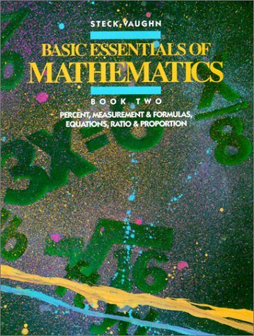 Basic Essentials of Mathematics, Book 2: Percent, Measurement & Formulas, Equations, Ratio & Proportion - RHM Bookstore