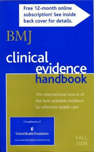 Bmj Clinical Evidence Handbook - RHM Bookstore