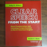 Clear Speech from the Start Teacher's Resource Book with Audio CD And Student Book - RHM Bookstore