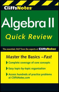 CliffsNotes Algebra II Quick Review, 2nd Edition (Cliffs Quick Review) - RHM Bookstore