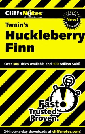 CliffsNotes on Twain's The Adventures of Huckleberry Finn (Cliffsnotes Literature Guides) - RHM Bookstore