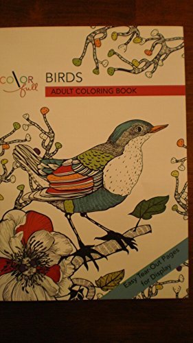 Colorfull Birds Adult Coloring Book - RHM Bookstore
