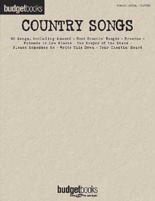 Country Songs: Budget Books - RHM Bookstore