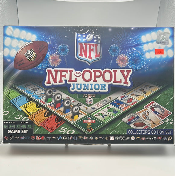 MasterPieces NFL-Opoly Junior Board Game, Collector's Edition Set