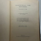 Geophysical Case Histories Volume II (1956)