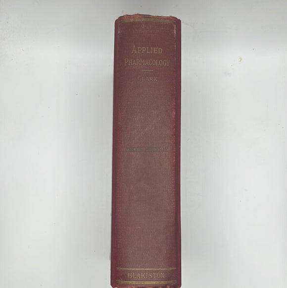 Applied Pharmacology (1938)