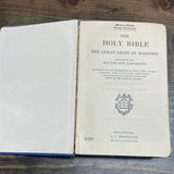 The Holy Bible - The Great Light in Masonry (1940)