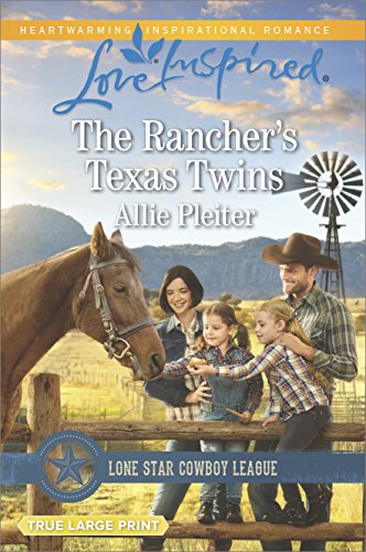 The Rancher's Texas Twins, Large Print