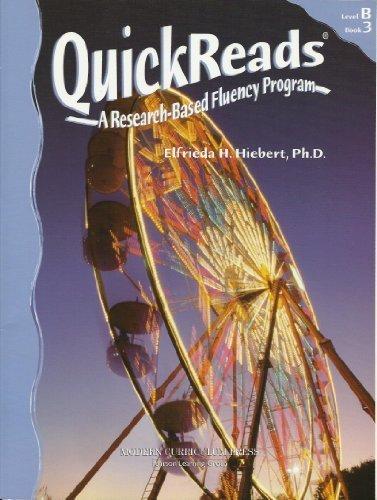 QuickReads Level B, Book 3 (A Research-Based Fluency Program)