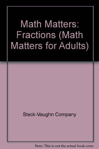 Fractions (Math Matters for Adults)