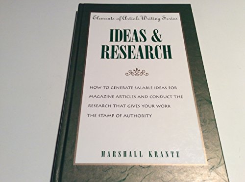 Ideas & Research (Elements of Article Writing)