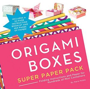 Origami Boxes Super Paper Pack: Folding Instructions and Paper for Hundreds of Mini Containers (Origami Super Paper Pack)