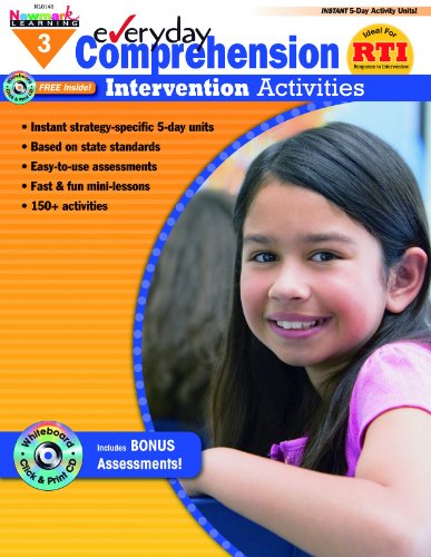 Everyday Intervention Activities for Comprehension Grade 3 w/CD